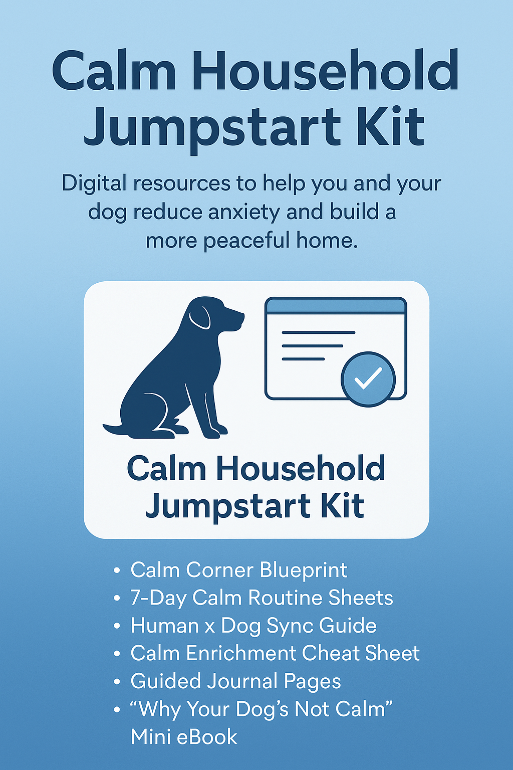 CanineSync™ Calm Household Jumpstart Kit